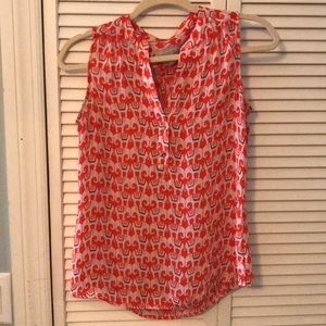 Banana Republic Elephant Blouse Tank